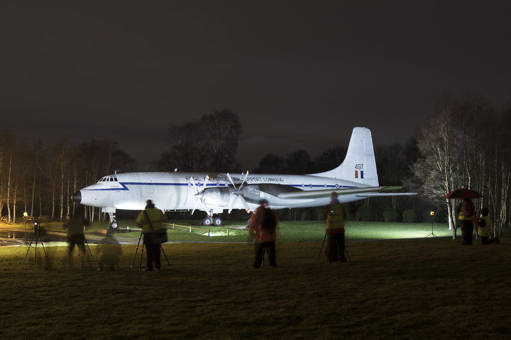 RAF Museum Cosford External Aircraft Nightshoot