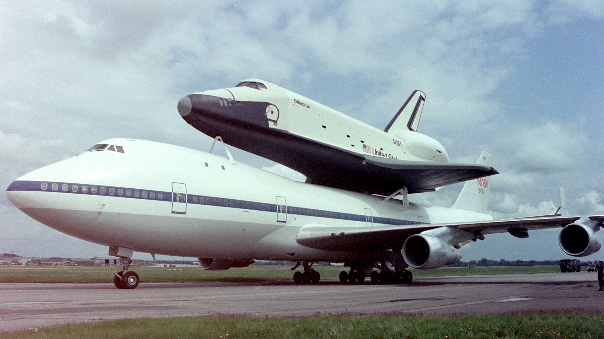 RAF Fairford Space Shuttle Photocall 1983